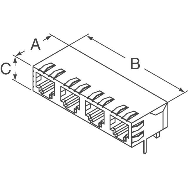 7499031211 W眉rth Elektronik  Jack di connessione modulari con magneti